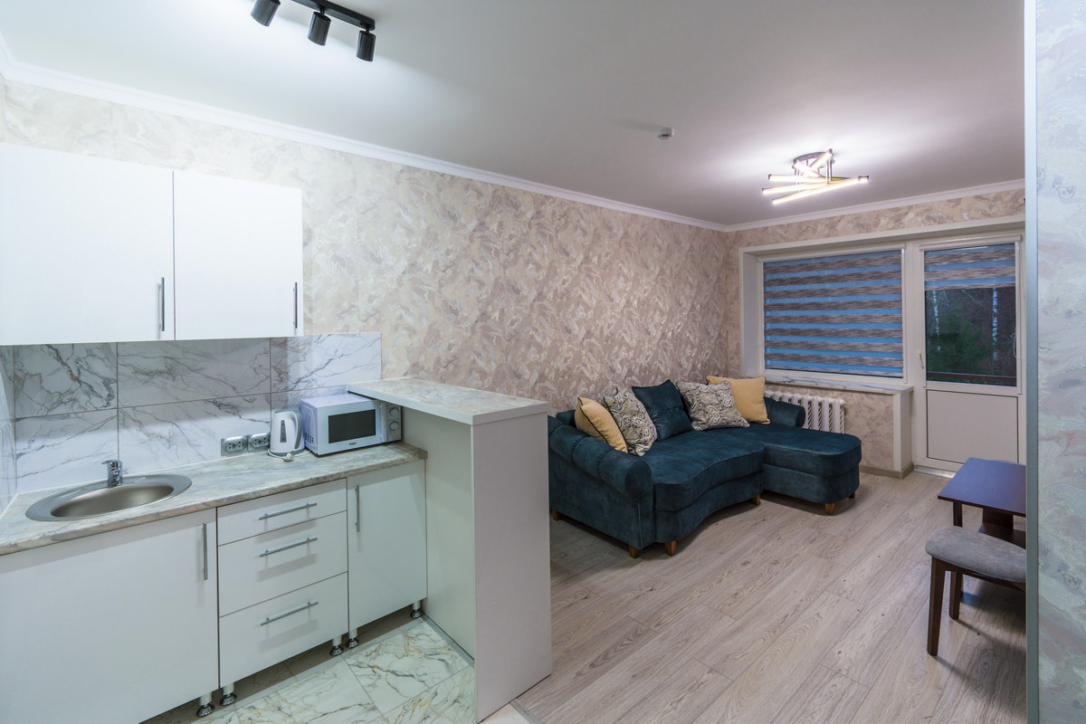 Двухместный двухкомнатный номер-студия.