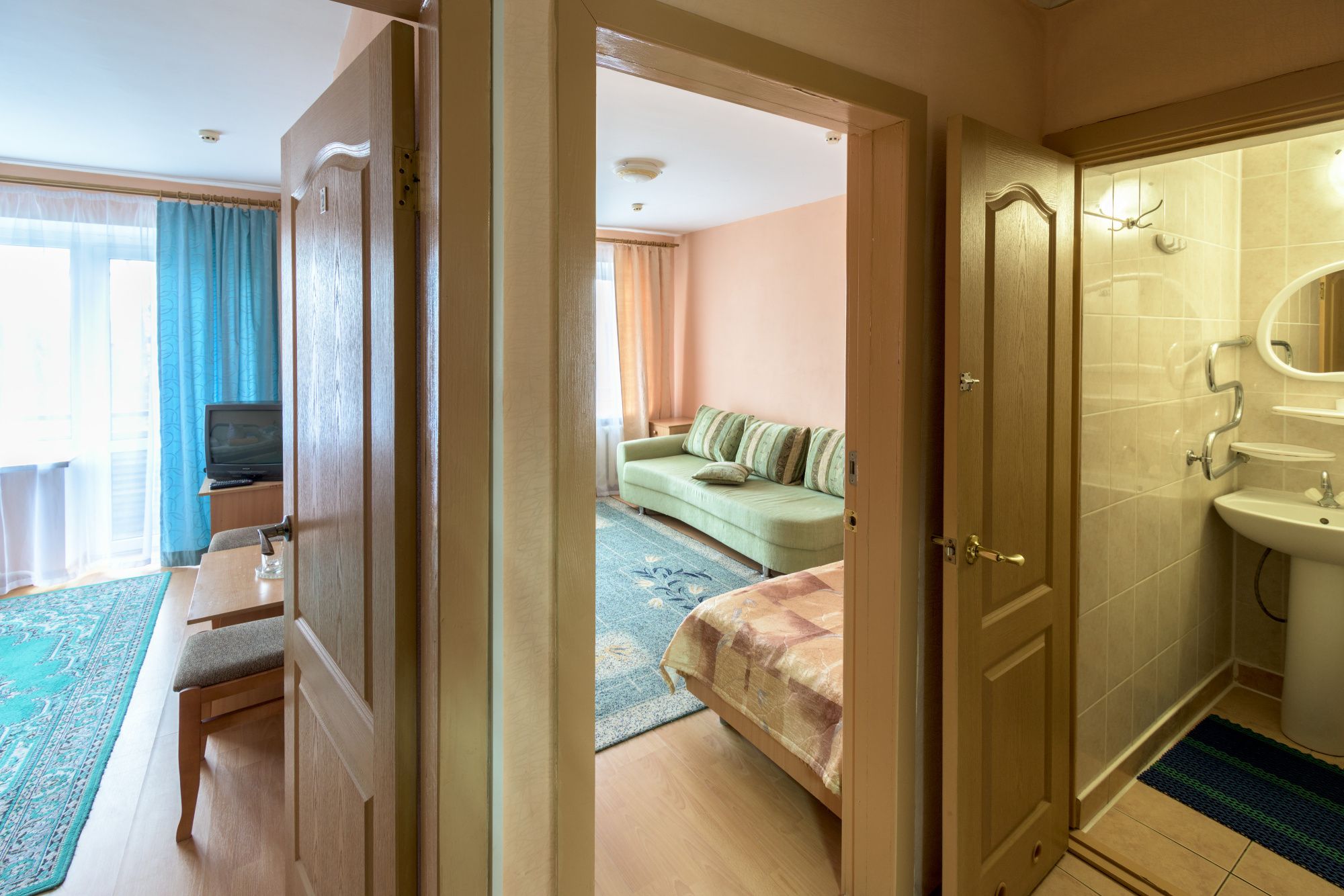 Двухместный однокомнатный номер второго разряда (блочный номер 2+2)